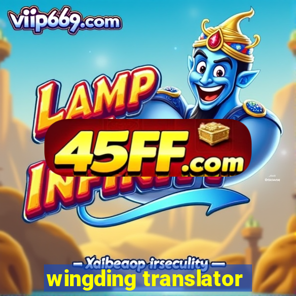 wingding translator